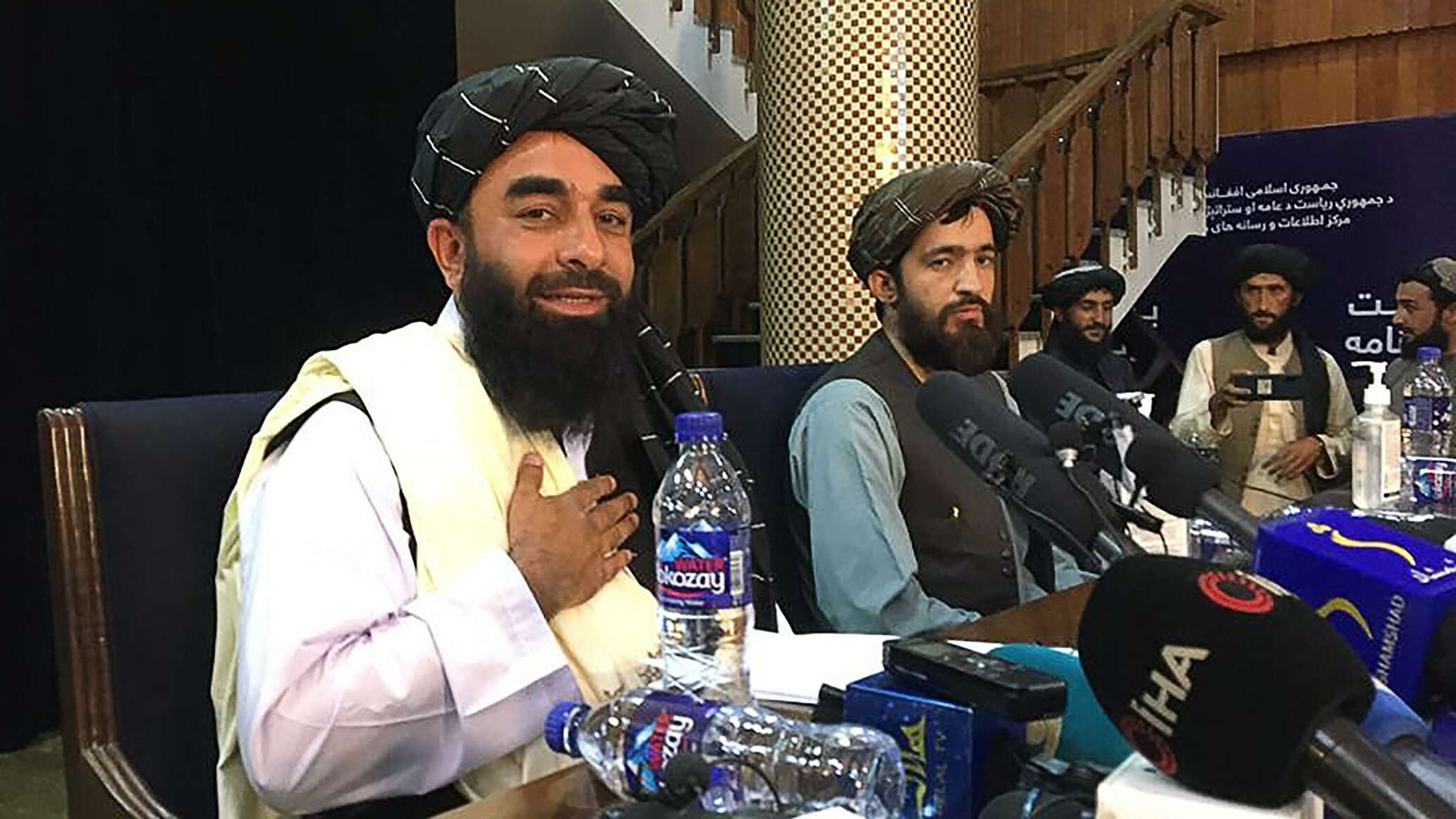 Taliban İlk Basın Açıklamasını Gerçekleştirdi