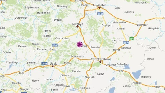 AFAD Açıkladı: Kütahya’da 5 Büyüklüğünde Deprem