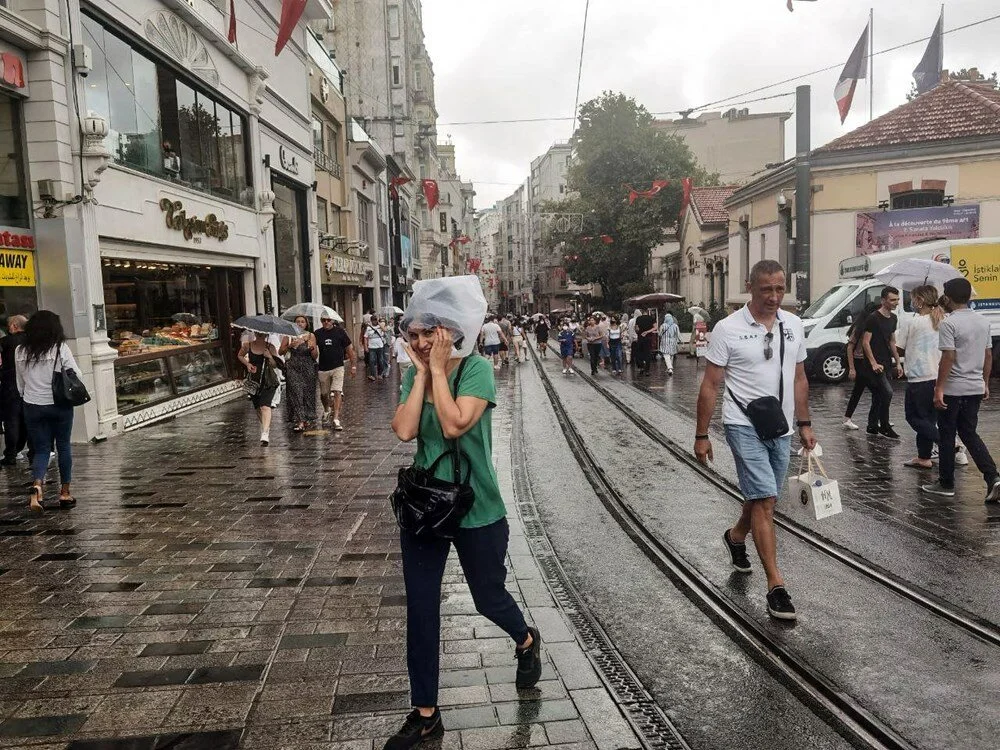İstanbul Avrupa Yakası’nda Sağanak Yağış Etkili Oldu