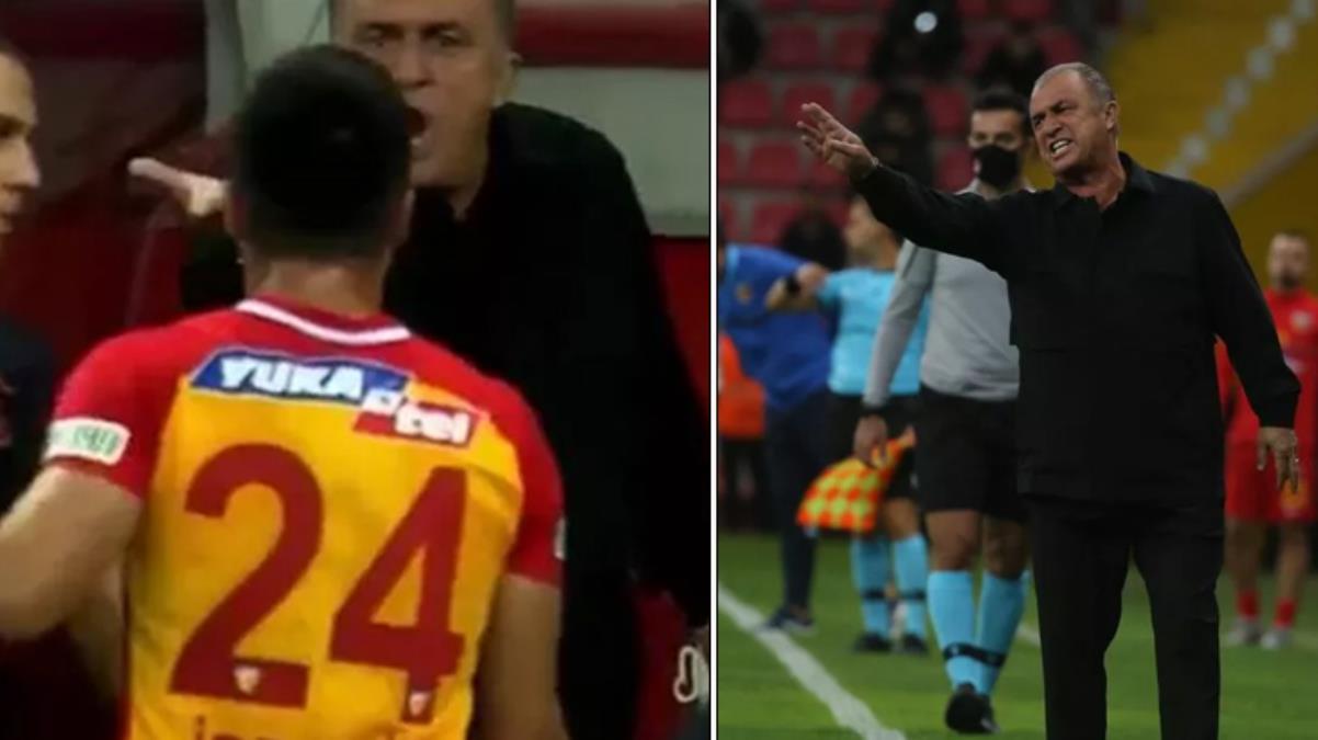 Fatih Terim'den Kayserili Oyuncuya Sinirli Çıkış: ‘’Hayırdır, sen kimsin?’’