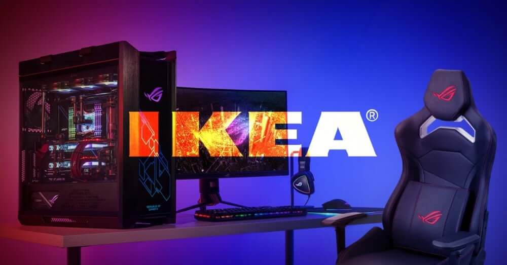 ASUS ve IKEA, Oyuncu Odaklı Ürünlerini Global Pazara Taşıyor