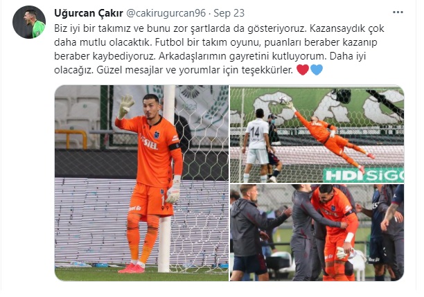 Trabzonspor’un Kalecisi Uğurcan Çakır Konyaspor Maçının Gözdesi Oldu