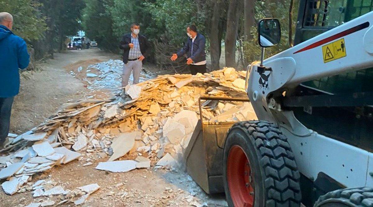 Üsküdar Belediyesi Validebağ Korusu'na Moloz Döktü İddiası
