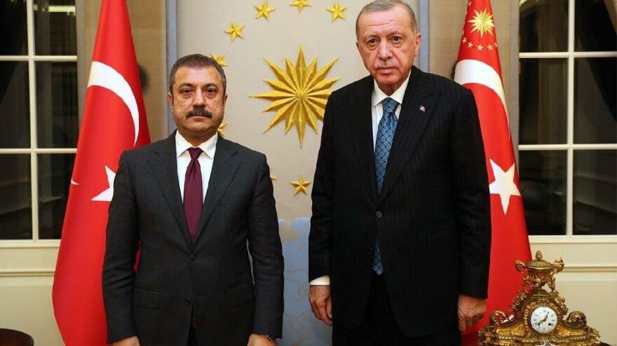 Erdoğan Merkez Bankası Başkanı Şahap Kavcıoğlu ile Görüştü