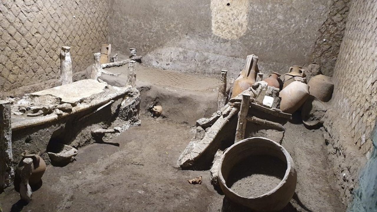 Pompeii Antik Kenti’nde İki Bin Yıllık Köle Odası Keşfedildi