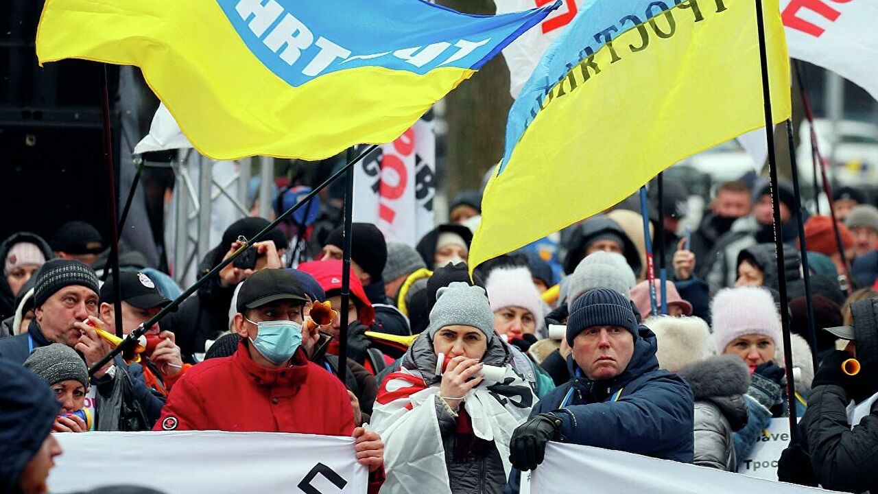 Ukrayna’da Hükümet Karşıtı Protesto