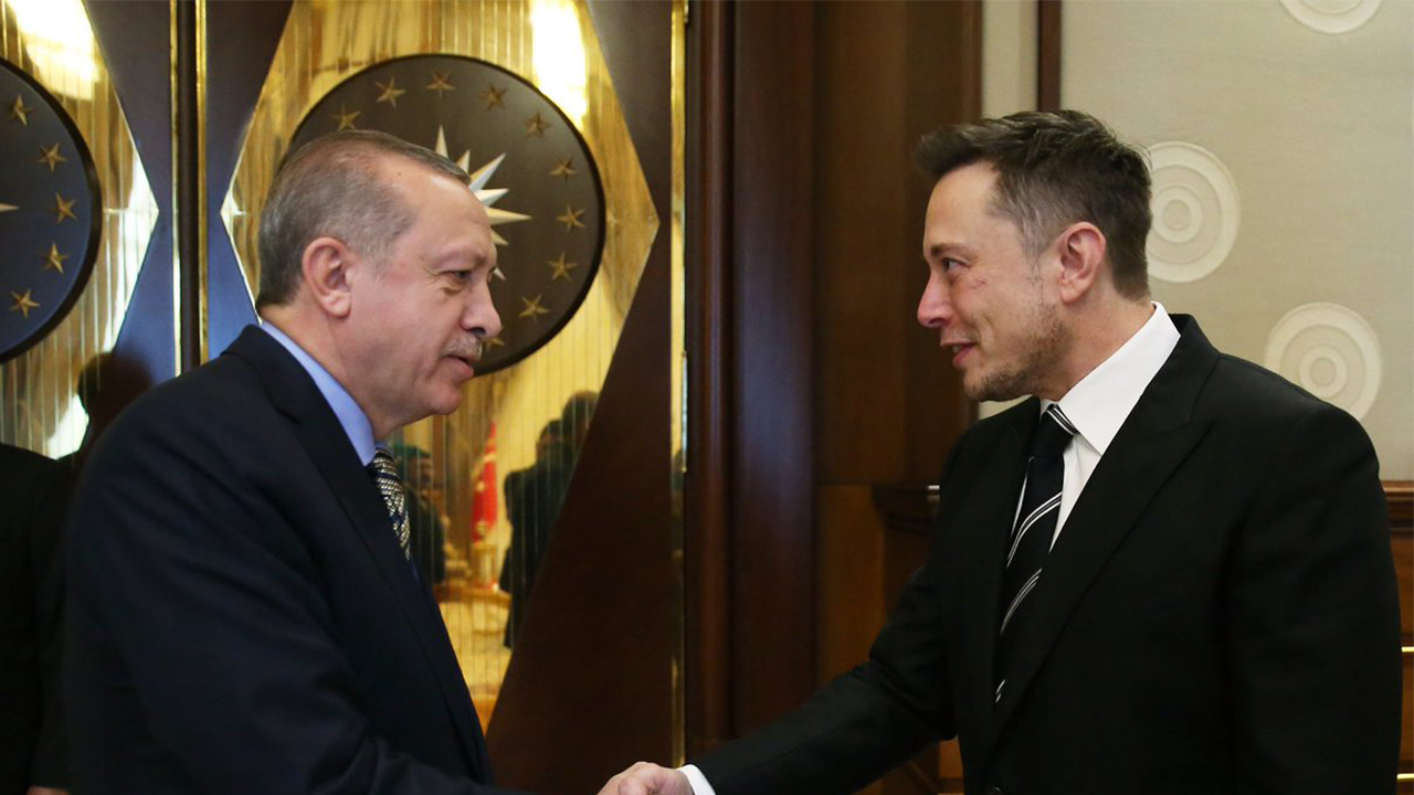 Erdoğan Ünlü Milyarder Elon Musk ile Görüştü