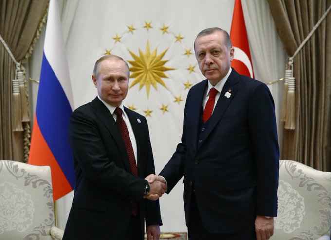 Cumhurbaşkanı Erdoğan, Putin ile Görüştü