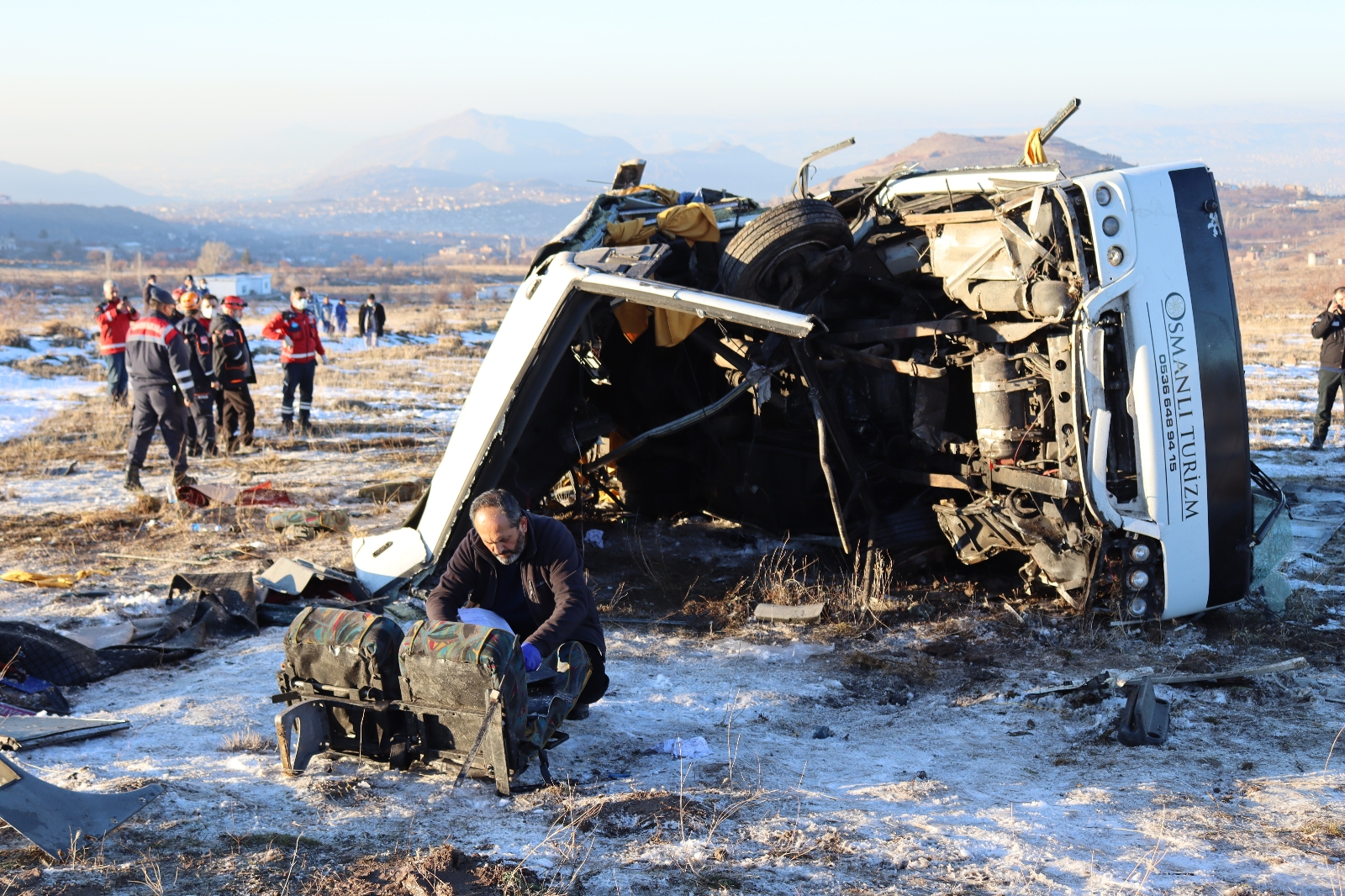 Kayseri’de Kayak Merkezinden Dönen Öğrenci Servisi Kaza Yaptı: 2 Ölü 20 Yaralı