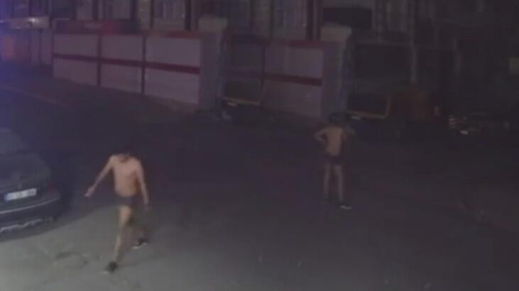 İstanbul Esenyurt’ta İlginç Olay; İç Çamaşırıyla Sokakta Gezdi