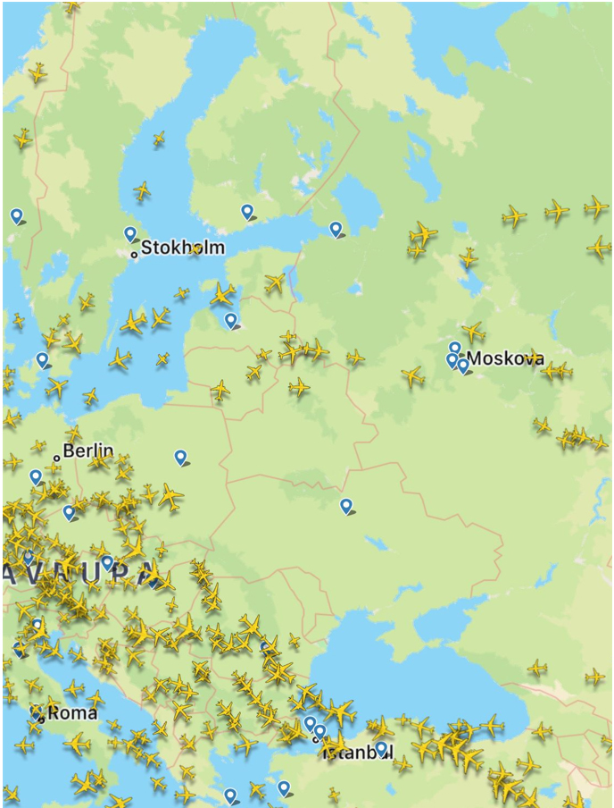 Ukrayna’da Son Durum: Uluslararası Uçuş Trafiği Durduruldu!