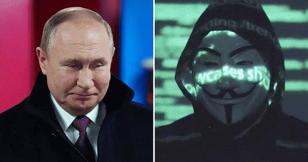Ünlü Hacker Grubu Anonymous’tan Rusya’ya Tehdit