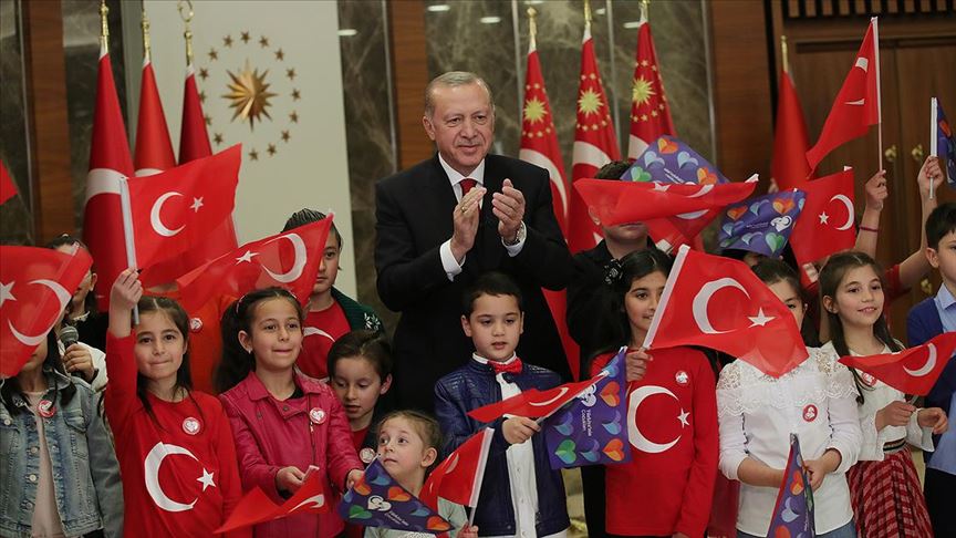 Erdoğan’dan 23 Nisan’da Barış Mesajı