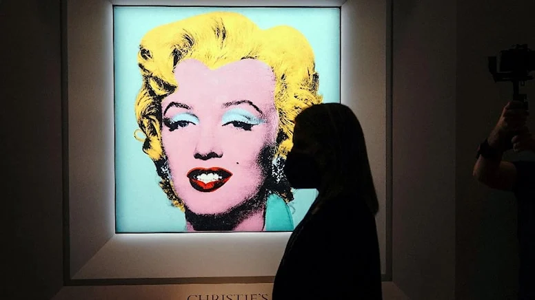Ünlü Ressamın Marilyn Monroe Portresine Rekor Fiyat Sunuldu