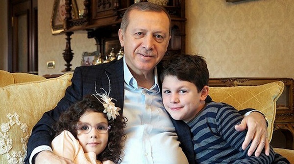 Cumhurbaşkanı Recep Tayyip Erdoğan ve Torunları