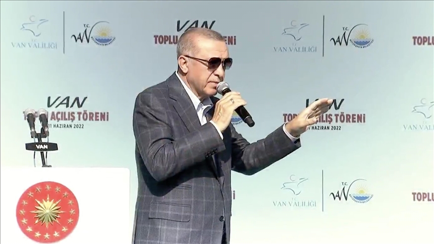 Cumhurbaşkanı Erdoğan Van’daki Toplu Açılış Töreninde Konuştu