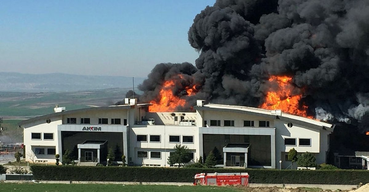 İstanbul’da Fabrika Yangını