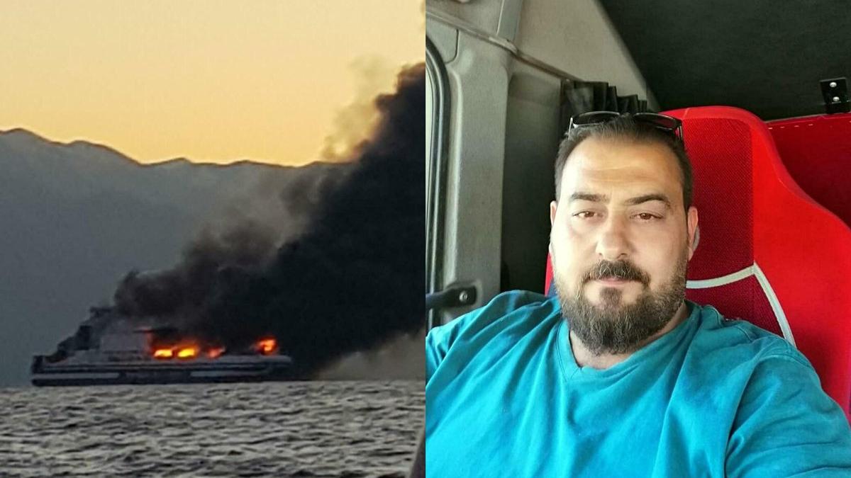 İtalya’daki Feribot Yangınında Kaybolan Türk Şoförden Haber Alınamıyor