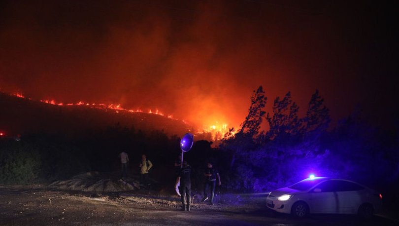 Muğla Datça’da Yükselen Alevler Korkuttu!