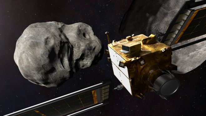 NASA'nın Dart Uzay Aracı, Dimorphos Asteroidine Çarptı!
