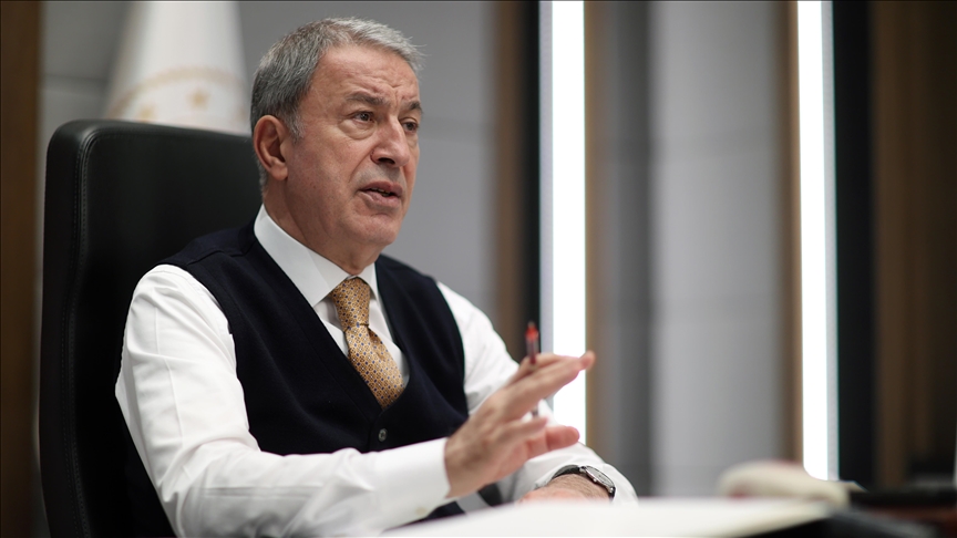 Milli Savunma Bakanı Akar: Operasyonlarımızda tek hedef teröristler