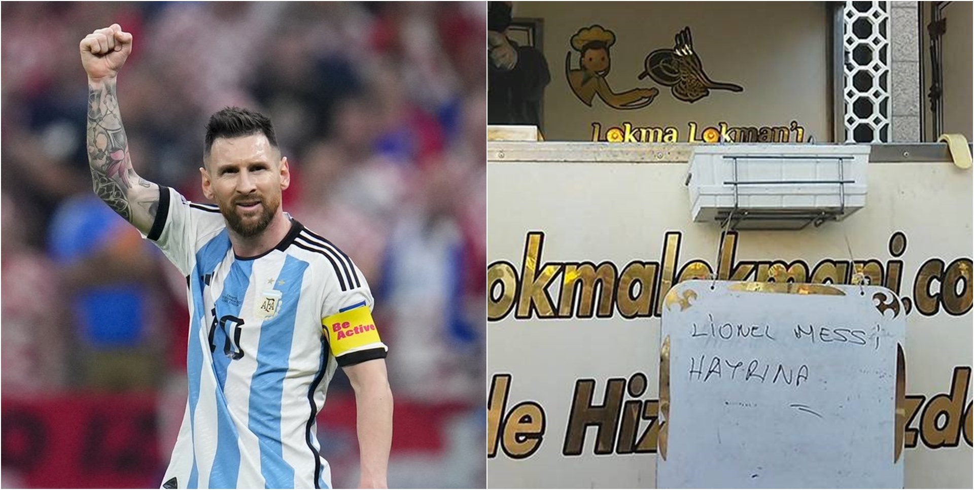 Bursa'da Lionel Messi Hayrına Lokma Dağıtıldı