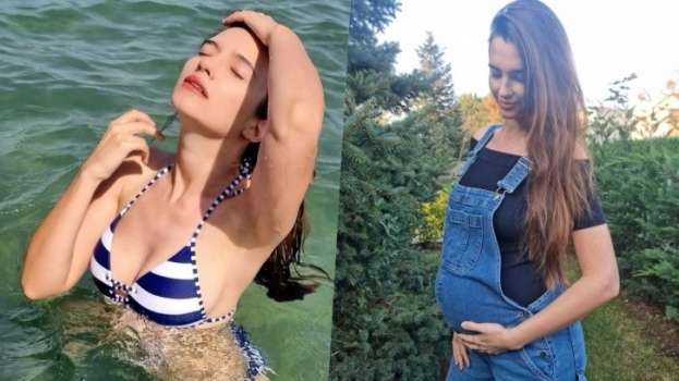 Güzel Oyuncu Leyla Lydia Tuğutlu Suda Doğum Yaptı!