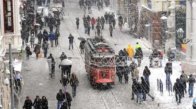 İstanbul İçin Kar Yağışı Uyarısı