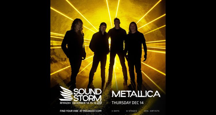 Metallica İlk Kez Suudi Arabistan'da Sahne Alacak!