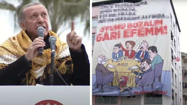 CHP'nin Suç Duyurusunda Bulunduğu Pankarta Erdoğan'dan Şok Tepki