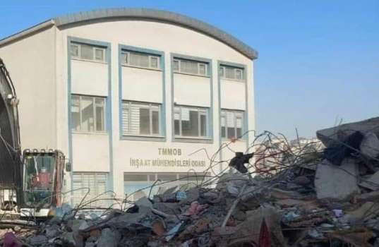 Kahramanmaraş'ta Herkesi Düşünmeye İten Sapasağlam Bina!