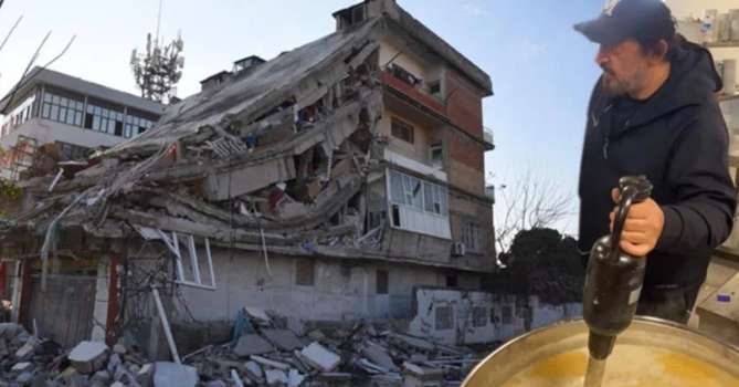 Mehmet Şef Depreme Yakalandı: “Tezgah Yürüdü Resmen!”