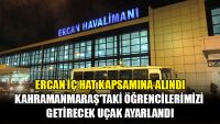 Ercan Havalimanı İç Hat Kapsamına Alındı
