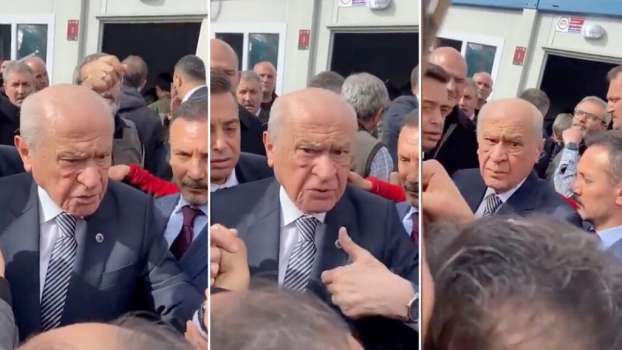 Bahçeli Elbistan'da Depremzedeleri Azarladı