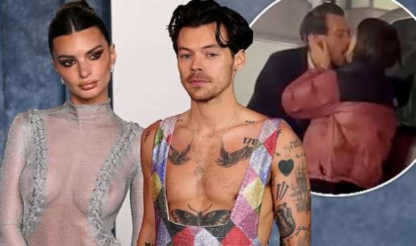 Model Emily Ratajkowski Şarkıcı Harry Styles İle Öpüşürken Yakalandı!