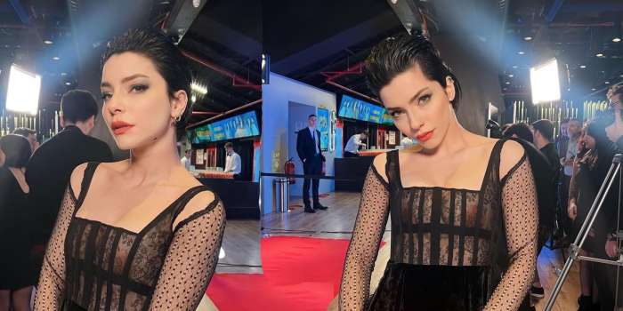 Merve Boluğur Transparan Elbisesiyle Olay Yarattı!