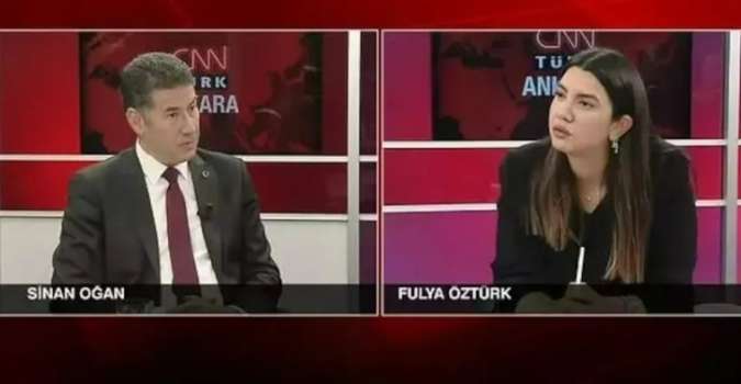 CNN Türk Canlı Yayınına Katılan S.Oğan Yayını Bitirmek İstedi