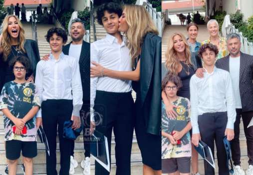 Çağla Şıkel ve Emre Altuğ Kuzey'in Mezuniyetinde Bir Araya Geldi