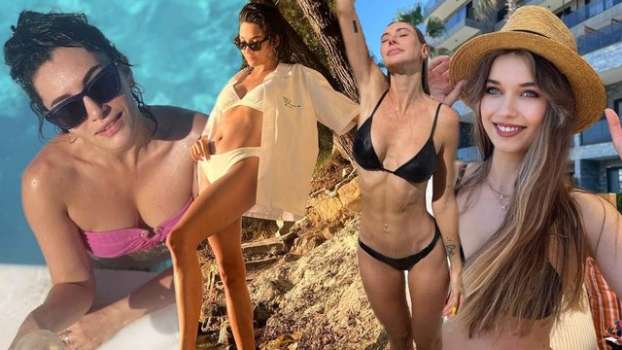 Demet Özdemir Tatilden Bikinili Pozlar Paylaştı