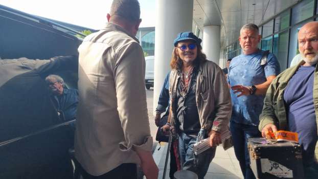 Dünyaca Ünlü Oyuncu Johnny Depp İstanbul'da !