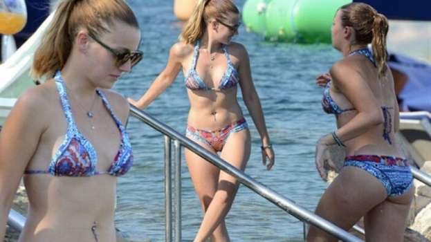 Güzel Oyuncu Gizem Karaca Kano Keyfi Yaparken Görüntülendi