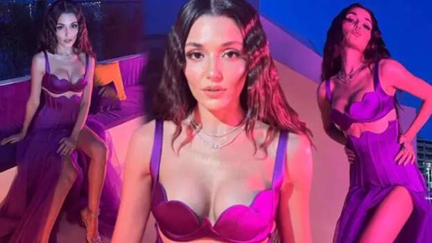 Güzel Oyuncu Hande Erçel'den Cesur İç Çamaşırı Pozu!