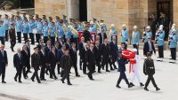 Cumhurbaşkanı Erdoğan Ve Yeni Kabine Anıtkabir'i Ziyaret Etti