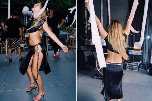 Ünlü Model Bar Rafaeli Doğum Günü Partisinde Frikik Verdi!