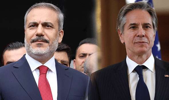 Dış İşleri Bakanı Hakan Fidan Antony Blinken'la Telefonda Görüştü