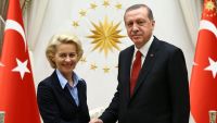 Cumhurbaşkanı Erdoğan, AB Komisyonu Başkanı Leyen İle Görüştü