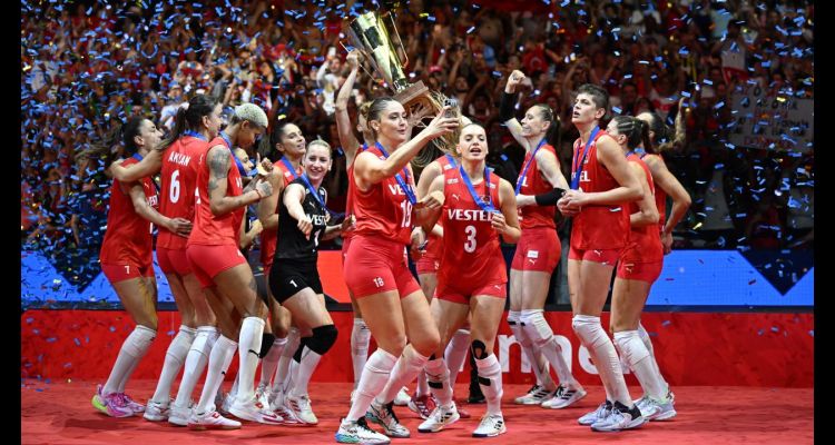 Türkiye Kadın Voleybol A Milli Takımı Avrupa Şampiyonu Oldu