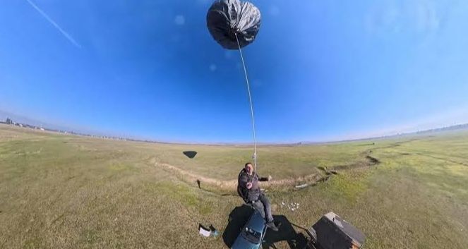 600 Çöp Poşetinden Güneş Enerjisiyle Yükselen Balon