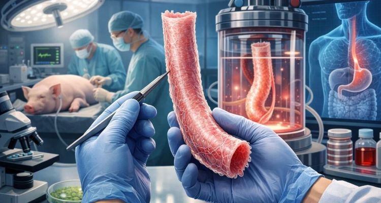 Yapay Özofagus Naklinde Başarı: Domuz Üstünde Deney